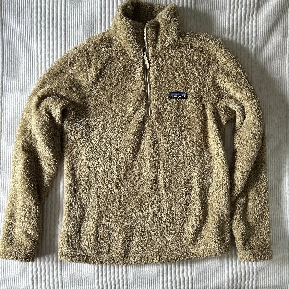 Patagonia Women's Los Gatos 1/4 Zip Fleece Jacket in Khaki